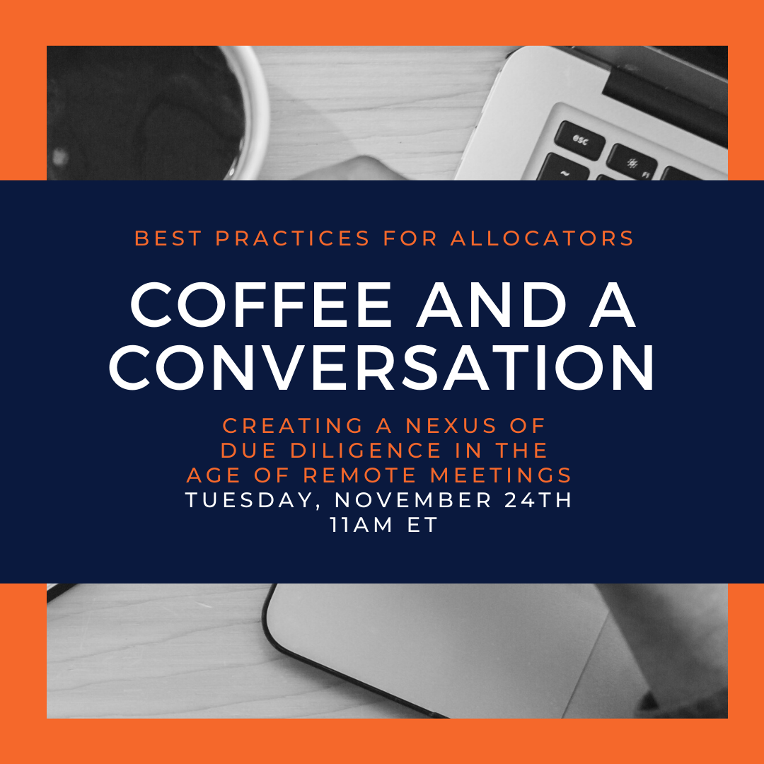 Coffee and a Conversation Recap #1: Zoom Diligence