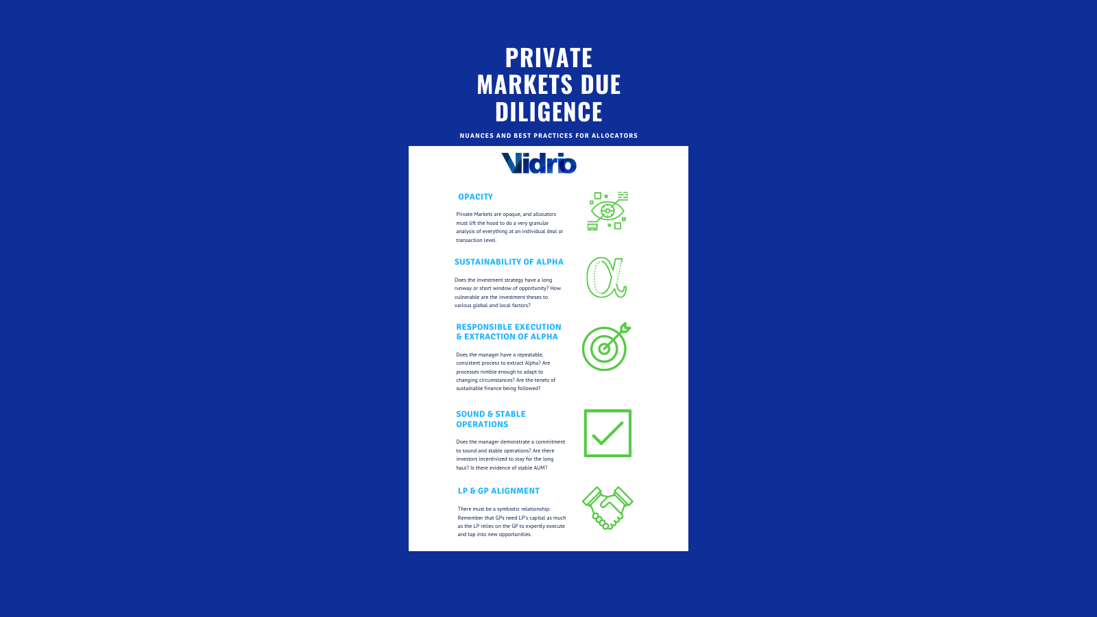 Private Markets Due Diligence in a New Era
