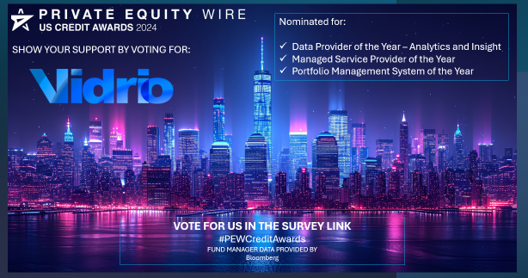 Vidrio Financial Scores Three Nominations in US Credit Awards 2024