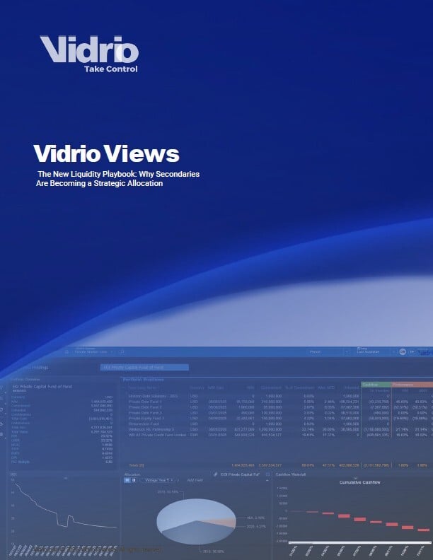 Vidrio Views - The New Liquidity Playbook Why Secondaries Are Becoming Cover - September 2026